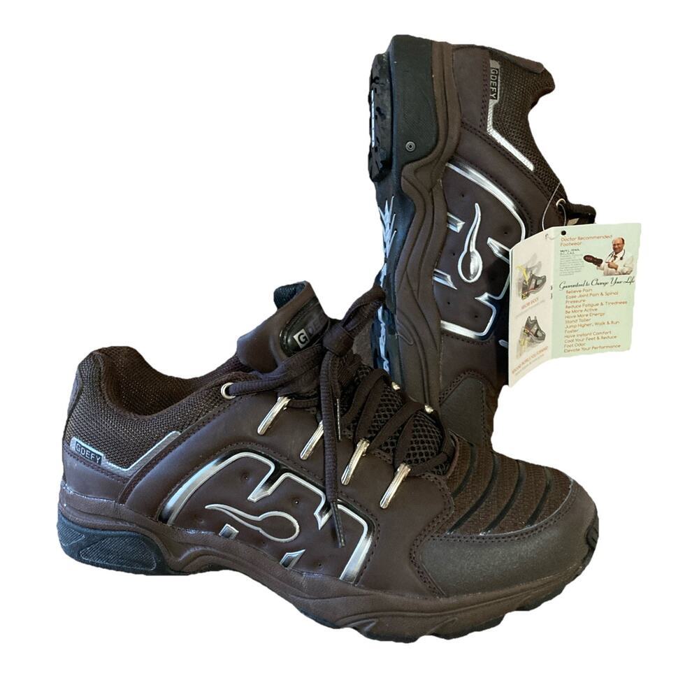 Gdefy Gravity Defyer Sneaker Mens Sz 8.5‎ New Spring System Comfort Orthotic Brw